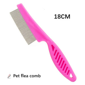 Pet Hair Comb Dog Eye Combs Pet Tear Stain Remover Combs Pet Hair Removal Comb Dog Cat Flea Comb Stainless Steel Needle Comb Cleaning Hair