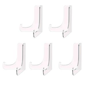 5pcs Acrylic Easel Display Stand for Holding Picture Frames Magazines Postcards and Decorative Plates Holders Decoration