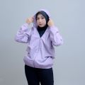 Jaket Parasut Olahraga Wanita Dan Pria Hoodie Model Korean Style Despo Jersey Poliyester Waterproof Uv Protection Sport Olahraga running gym joging senam fytnes Yoga Haiking Camp Bersepeda Ukuran Jumbo Size M | L | XL | XXL. 