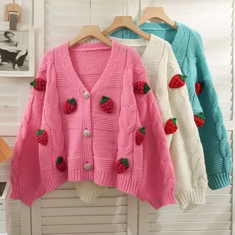 Korean pink clearance sweater