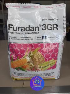 COD Furadan 3GR Kemasan Pabrik 2 kg 1 kg insektisida / nematisida puradan pembasmi hama untuk tanaman