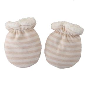 ถุงมือผ้าฝ้ายหนาสำหรับเด็กแรกเกิดถุงมือทารกสำหรับฤดูหนาวชุดแต่งกายกันหนาวสตรีป้องกันการขีดขวนสำหรับป้องกันหน้า