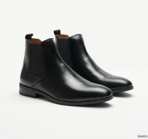 Giày boots nam Chelsea Boots da bò Classic đế khâu LEZAZA