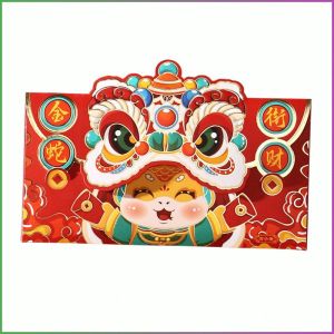Red Packet Festive Atmosphere Auspicious Meaning Red Pouch National Tide Hot Stamping Traditional Totem