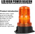 30LEDS Amber Emergency Warning Flashing Safety Strobe Beacon Light for Forklift Truck Tractor Golf Carts UTV Car Bus 9-30V. 