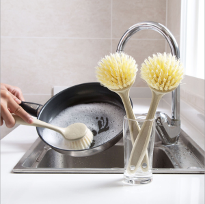 HOME BEST 1Pc 1 Pc Kitchen Scrub Brush Sink Bathroom Brushes Pot Pan Dish Sink Cast Gas Stove Iron Skillet Dishes Cleaning Kitchen Dapur Bilik Mandi Piring Pembersihan FZ1-0086