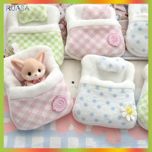 RUASA ตุ๊กตาสัตว์อนิเมะสี่ใบ ใหม่น่ารักน่ารักตุ๊กตาผ้ากำมะหยี่ถุงนอนตุ๊กตาผ้านวมขนาดเล็ก