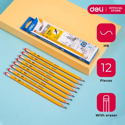 Deli School Supplies- Scribe HB Graphite Pencil 12pcs/box EC003-HB
