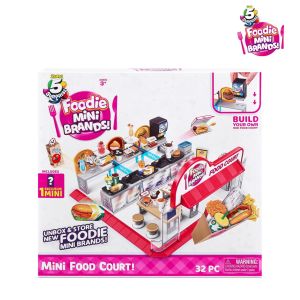 5 Surprise Foodie Mini Brands Mini Food Court with 1 Exclusive Mini by ZURU