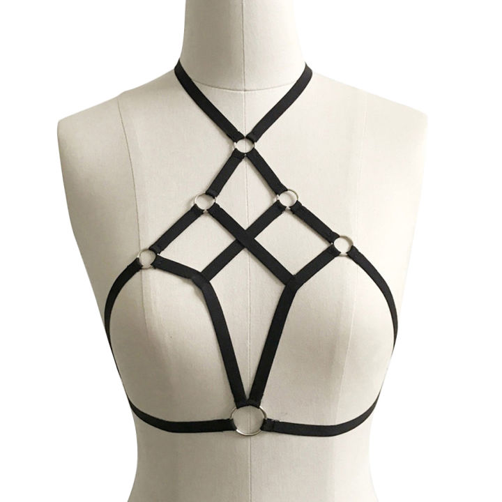 First Encounter] Sexy Women Hollow Out Elastic Cage Bra Bandage