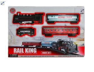 MAINAN KERETA API ORI MERK LCF REL LOKOMOTIF RAIL KING RAILKING TRAIN SPECIAL EDITION LAMPU DAN SUARA KRETA