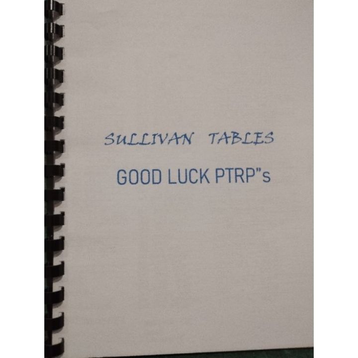book PT Reviewer Sullivan Tables and Notes Lazada PH