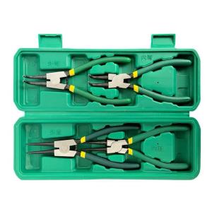 4-in-1 Multi-Function Circlip Pliers Set In 7-Inch for Retaining and Snap Ring Removal Both Inside and Outside Brace Tools