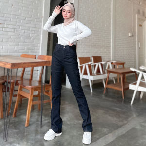 Celana Cutbray Wanita Terbaru 2024 Celana Jeans Cutbray Highwaist Celana Jeans Wanita Stretch