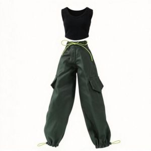 LONGB 1Set Thời trang Bộ áo khoác dài Phong cách siêu mẫu. 4 kiểu dáng Áo khoác da PU  Áo gile quần jeans quần dài bộ vest dành cho búp bê 115 inch (30cm) / phụ kiện cho búp bê tỉ lệ 1/6.