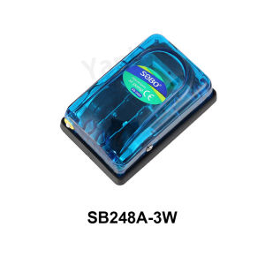 SOBO Oxygen Air Pump 3W 5W 8W 12W Fish-farming Outlets Adjustable Flow Silent Aquarium Air Pump Fish Tank Oxygen Air Pump