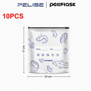 Pelise Aluminum Foil Fresh Keeping Bag Thicken Zipper Bag for Food Storage Home Reusable Storage Bag