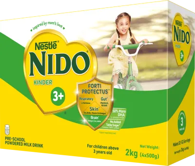 NIDO 3+ Powdered Milk Drink For 3+ Years Old 2kg