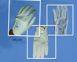 Sarung Tangan Golf Pria kulit domba full white