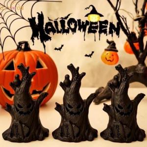 Đèn Trang Trí Halloween Cây Ma Quái Phát Sáng Decor Bàn Tiệc Nhà Cửa Quán Xáq Lễ Hội Hóa Trang