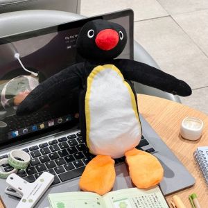 Cartoon Pingu Plush Penguin Pencil Case Kawaii Doll Back To School Storage Bag Pen Bag Stationery Student Stationery School Supplies