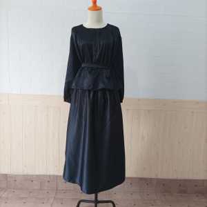 Bella - Stelan Rok dan Atasan Bahan Satin Premium