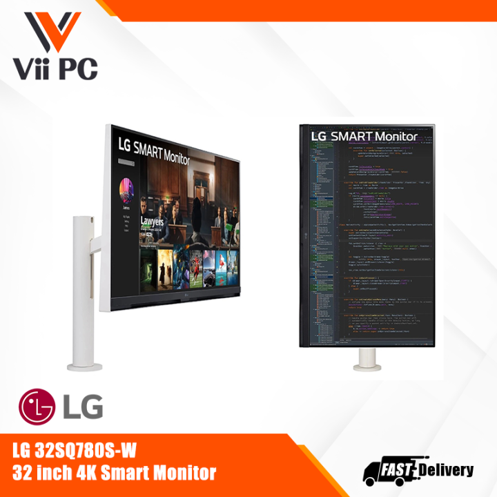 【即日発送】LG 32SQ780S UHDモニター 32インチ LG SMART Monitor 32SQ780S 32インチ LG 32SQ780S: 32'' 4K UHD Smart