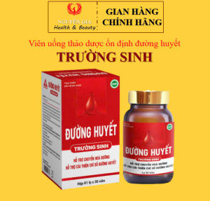 Viên uống thảo dược cân bằng đường huyết Trường Sinh giảm cholesterol mỡ máu ngăn biến chứng tiểu đường