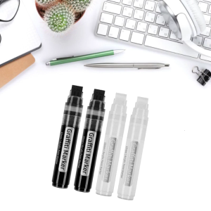 2-Pack Graffiti Marker Smooth-Flowing 15mm Marker Writing and Drawing Tools Tagging Marker Pen