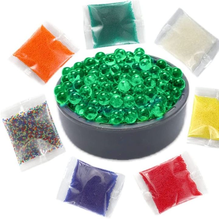7mm Absorb Water Soft Ball ets Childen Gel BB Air Gas Toys s Pellet for ...