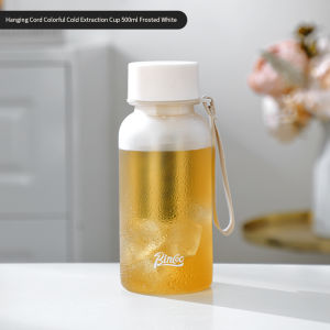 BINCOO Cold Brew Bottle with Filter Tritan Coffee Cup Tea for Outdoors and Sports 500ML