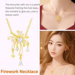 Romantic Spark Good Luck Necklace Hypoallergenic Non Tarnish Bringing Wealth and Good Luck Lucky Necklace Gift for Women