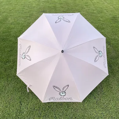 South Korea Malbon Golf Umbrella Women Sun Protection Full-automatic Sunny Umbrella Extra Wide Ultra-light Umbrella