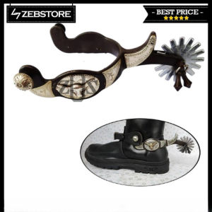 Jalu Spur Gerigi Rowel Sepatu Boot Cowboy Berkuda Horse Equestrian