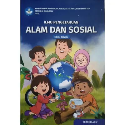 Buku Ilmu Pengetahuan Alam dan Sosial IPAS kelas 4 SD kurikulum merdeka kemendikbud HVS PUTIH