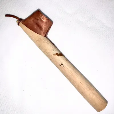 Canting Batik Tulis Tembaga dengan pegangan Gagang Kayu Ukuran Cecek Klowong Tembok Murah