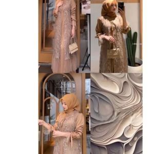 FARAH DRESS MIX OUTER FULL BROKAT BAHAN SILK ARMANY DRESS KONDANGAN RAYA SERIES DRESS PESTA DRESS BRIDESMAID GAMIS SERAGAMAN KELUARGA