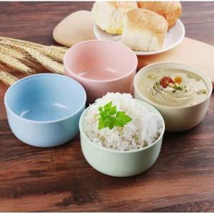 Wheat Straw Bowl Soup Food Eco-friendly Storage Bowls Tableware plate Kitchen seasoning plate