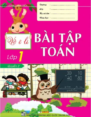 Vở ô li bài tập toán lớp 1 - quyển 2