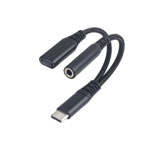 2 Trong 1 USB C Để 3.5Mm Âm Nhạc Bộ chuyển đổi sạc Với Hifi Chip Đồng Bộ Sạc Cho Điện Thoại thông Minh Máy Tính Bảng