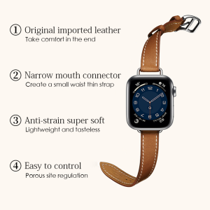 Leather Attelage strap For Apple Watch ultra 49mm series 8 7 6 5 4 3 2 1 Apple Watch strap watchband bracelet Single Tour For Apple Watch band 41mm 45mm 38mm 40mm 42mm 44mm