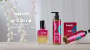 Collagen Shea Butter Leave-In Hair Mask Cream Deep Conditioning Shea Butter Protein Cream Collagen Hair ment Smooth Glossy for Dry and Damaged All Hair Types 200ml 6.8 fl.oz