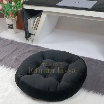 RumahLiyya Cushion Ball - Alas Bantal Duduk Bulat Jumbo - Bantal Duduk Santai Lesehan