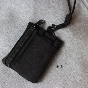 Di động mini ngoài trời EDC tiện ích Ví đựng chìa khóa túi Molle với dây đeo du lịch Dây Kéo Túi đeo thắt lưng chiến thuật Ví đi bộ đường dài ví ngang eo