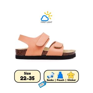 First Light S12 Peach Sandal Anak Balita Gratis Tas Sepatu