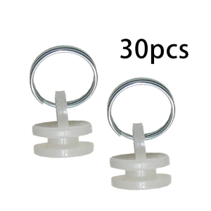 30Pcs J6 Curtain Roller with Ring J6 Pulley Truck Curtain Roller Large Truck Accessories