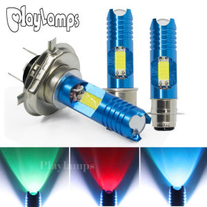 1pcs RGB Changable Car Led Light H4 Motorcycle Headlight P15D H6 BA20D Wireless Motorcycle Head Lamp DRL LED Bulb Moto Auto Light Accessories