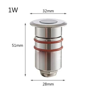 Led Embedded Mini Underground Lamp Outdoor Breathing Light 12V 24V Underwater Lamp Floor Lamp Underwater Light Step Light