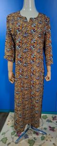 [Ready SG Stock] Kalamkari Printed Cotton Straight-Cut Floral print Only Top / Punjabi Top [Indian Casual Dresses]