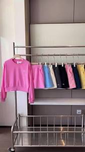 original alo Drawstring casual cotton terry short skirt with lining soft and skin-friendly loose and slimming 10 High-quality products in stock